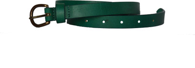 

Vickiana Quest Girls Casual, Formal Green Genuine Leather Belt
