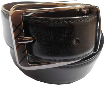 

B.S.Chadha Group Men Casual Black Synthetic Reversible Belt