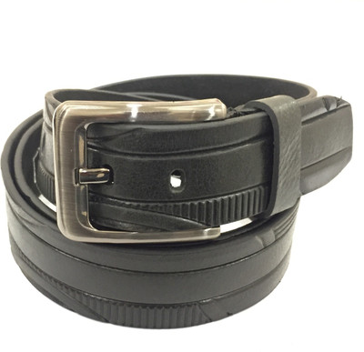 

Sir Michele Men Casual Black Genuine Leather Belt
