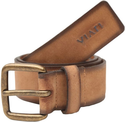 

Viari Men Casual Brown Genuine Leather Belt