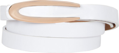 

Calvino Women Casual, Formal White Artificial Leather Belt