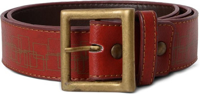 

Baggit Women Casual Red Synthetic Belt