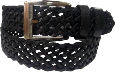 

Bcoz Men Casual Black Genuine Leather Belt