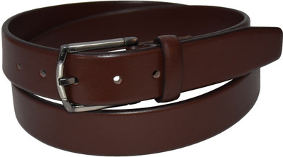 

Pellezzari Men Casual Brown Genuine Leather Belt