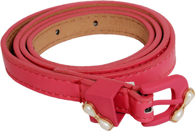

Sri Women Casual Pink Artificial Leather Belt