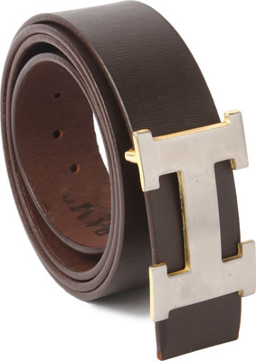 

Lotus Designer Men Casual Brown Genuine Leather Belt, Brown-2
