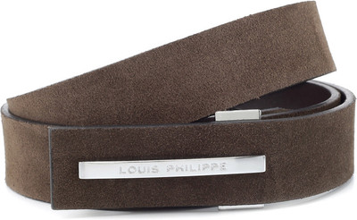 

Louis Philippe Men Brown Genuine Leather Belt