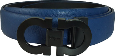 

Ammvi Creations Men Blue Artificial Leather Belt