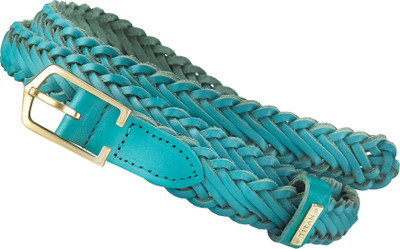 

Titan Women Blue Genuine Leather Belt, Turquoise