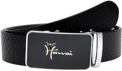 

Hawai Men Casual, Formal Black Genuine Leather Belt