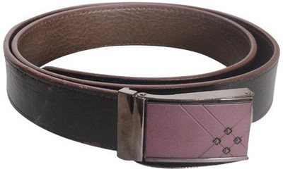 

Aam Shopping Men Casual Black Artificial Leather Belt
