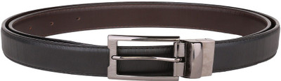 

HT Collections Men Casual Black, Brown Artificial Leather Reversible Belt
