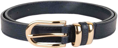 

Lino Perros Women Casual Blue Artificial Leather Belt, Nav-01