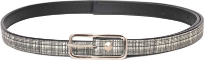 

Scarleti Women Casual Grey, White Artificial Leather Belt