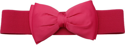 

Stylehoops Girls Party Pink Artificial Leather Belt
