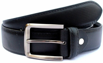 

Tops Men Formal Black Genuine Leather Belt
