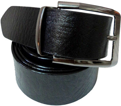

Mode Boys Casual, Formal Black, Brown Genuine Leather Reversible Belt, Black-1