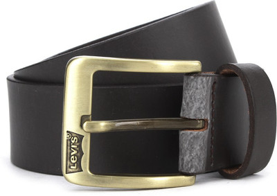 Levi's Men Brown Genuine Leather Belt, Brwon.