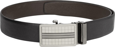 

Teakwood Men Formal Black Genuine Leather Belt