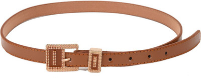 

Tiekart Women Casual Brown Metal Belt