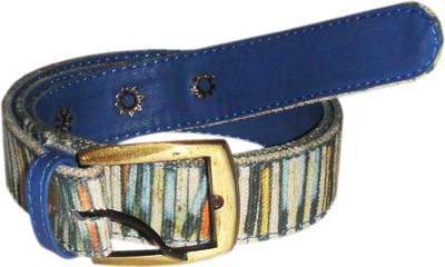 

JAJV Women Casual Blue Canvas Belt