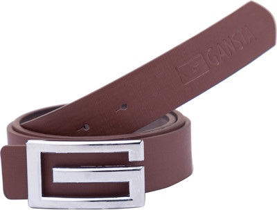 

Gansta Men Party, Formal Brown Artificial Leather Belt