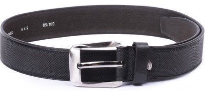 

Buckle Up Men Black Genuine Leather Belt