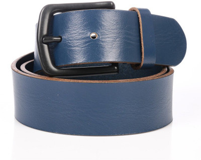

Walletsnbags Men Casual Blue Genuine Leather Belt, Blue- b 57