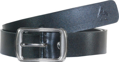 

Sondagar Arts Men Black Genuine Leather Belt
