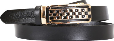 

Schmick Women Casual Black Genuine Leather Belt