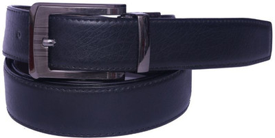 

OODI Men Black Artificial Leather Belt