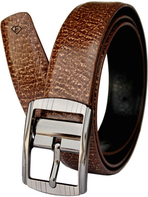 

Fashius Men Brown Artificial Leather Belt, Brown-01