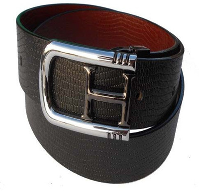

M&Ms Men Formal Black Genuine Leather Reversible Belt