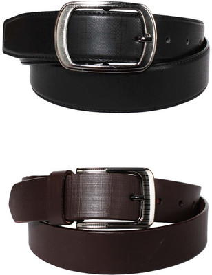 

Lenin Men Casual Black Genuine Leather Belt