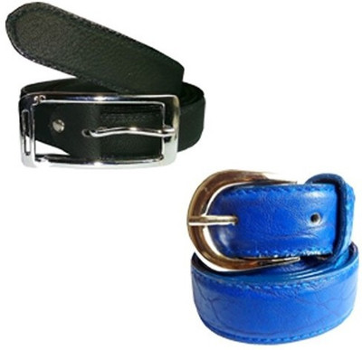 

Wholesome Deal Women Casual Multicolor Synthetic Belt, Blue and black