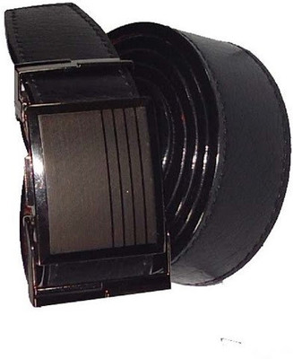 

AmahapGlamourDaze Men Formal Black Synthetic Belt
