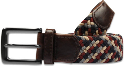 

Zobello Men Casual Multicolor Canvas Belt, Multicolor braided design