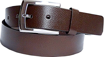 Manshkhino Men Formal Brown Genuine Leather Belt available at flipkart for Rs.850