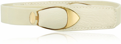 

Calvino Girls Casual, Evening/Party White Artificial Leather Belt