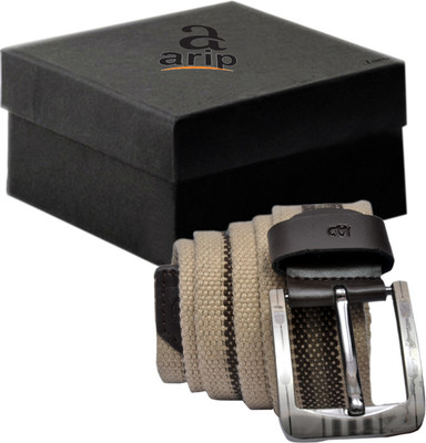 

AARIP Boys Casual, Formal Beige Canvas Belt, Tan-16