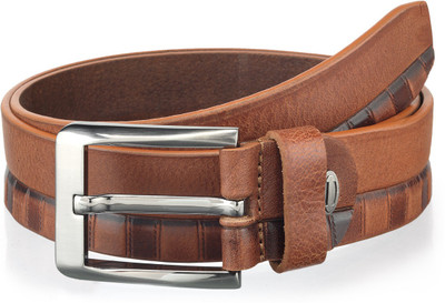 

Teakwood Men Brown Genuine Leather Belt