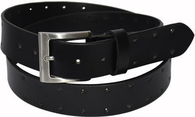 

Pellezzari Men Casual Black Genuine Leather Belt