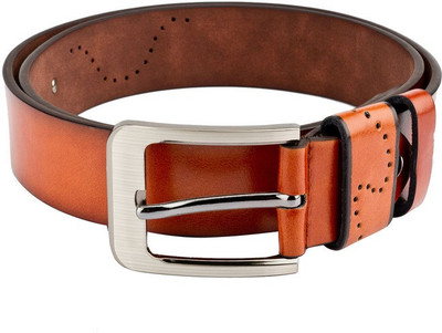 

Swiss Design Men Casual Tan Genuine Leather Belt
