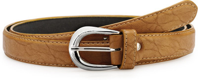 

Arum Women Brown Genuine Leather Belt, Light brown