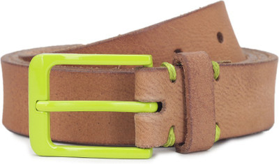 

United Colors of Benetton Men Brown Genuine Leather Belt, 901