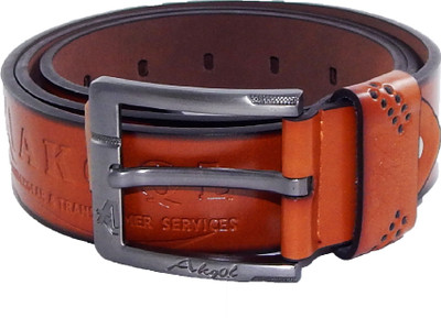 

Els Men Casual, Formal Khaki Artificial Leather, Synthetic Belt