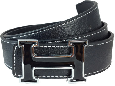 

Ammvi Creations Men Black Synthetic Belt, Black-09