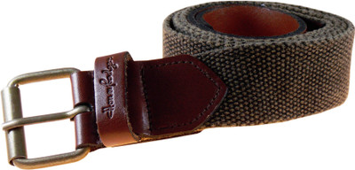 

Honey Badger Boys Casual Multicolor Genuine Leather, Canvas Belt, Multi