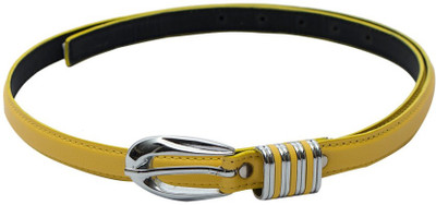 

Skyways Women Casual, Semi-formal Yellow Artificial Leather Belt, Yellow-02