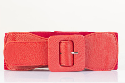 

TrendBAE Women Evening/Party Red Artificial Leather Belt, B2bred